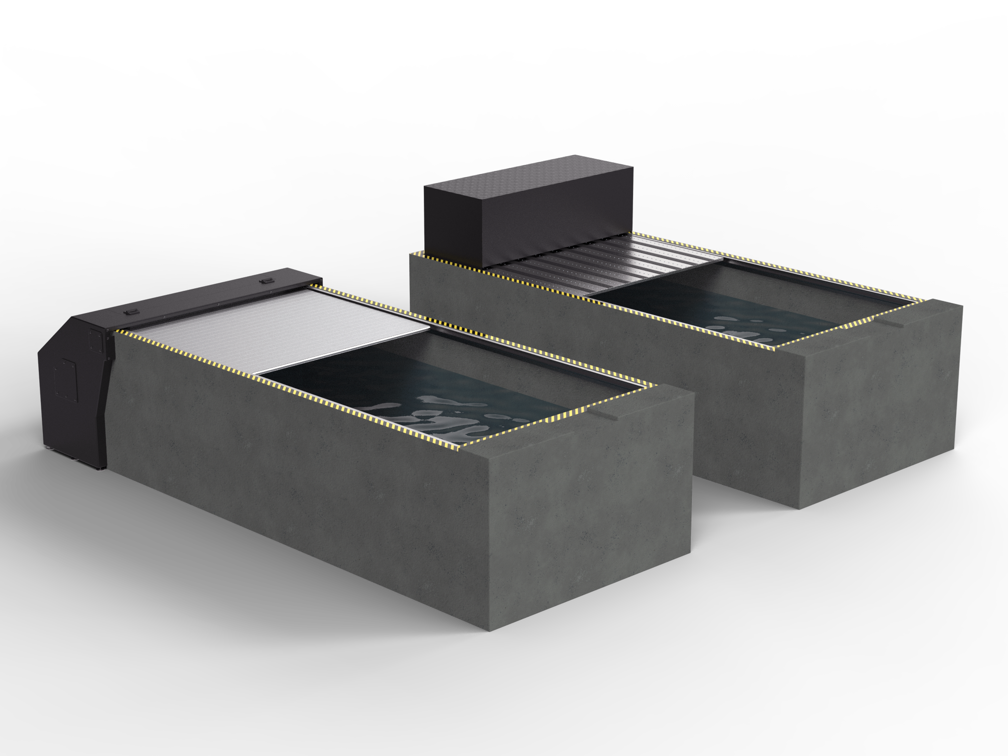 Pit Cover with dip tank